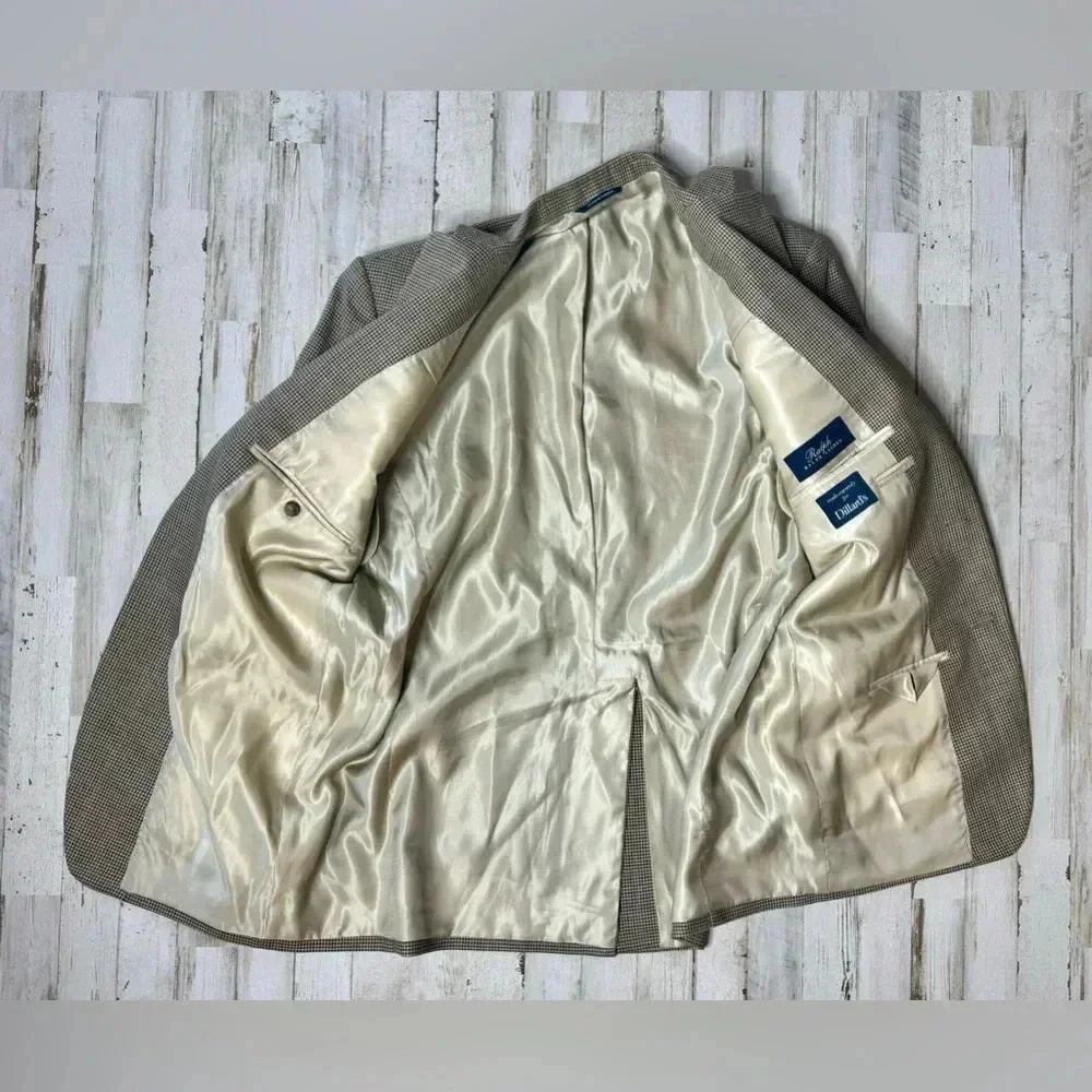 Ralph Ralph Lauren Blazer Jacket Men's 41L Brown Classic